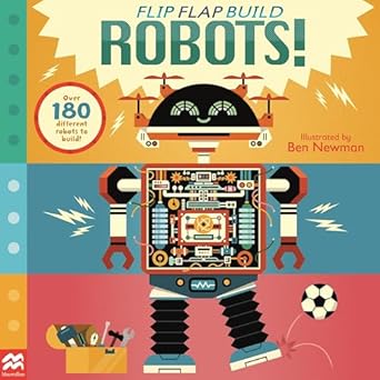 [9781035025343] Flip, Flap, Build: Robots PB MME